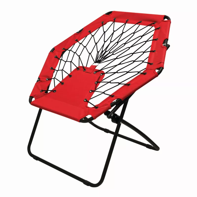 Krzesło bungee CHILL OUT - czarny, czerwony (56-0603519)