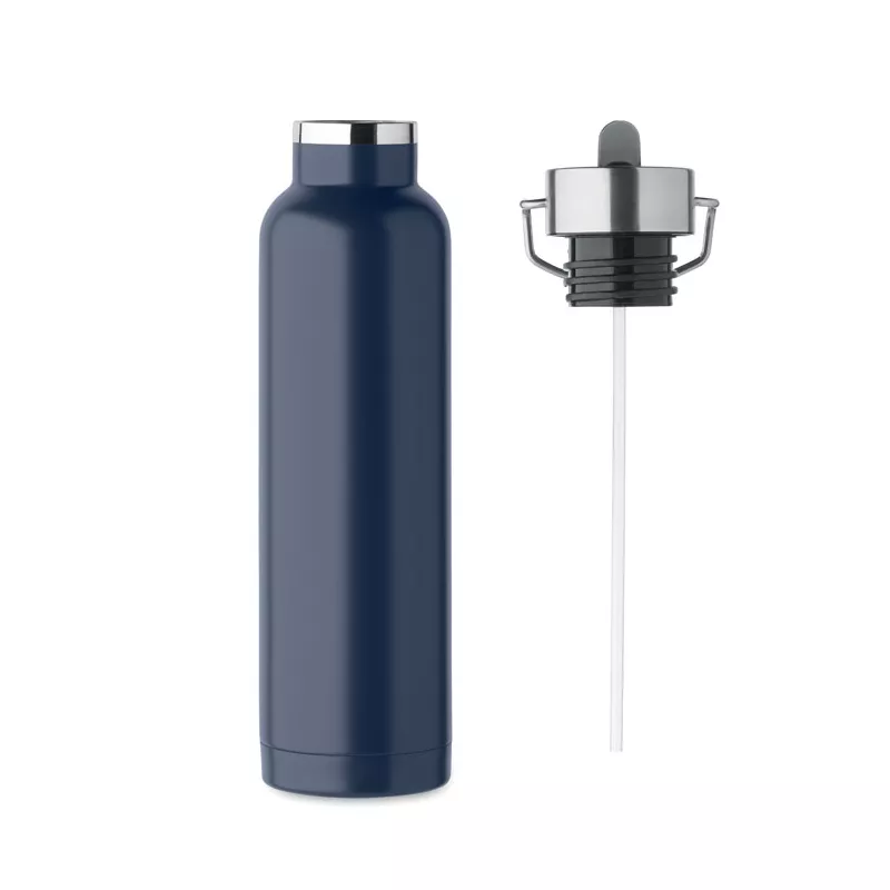 Butelka termiczna ze słomką 660 ml RIFLOW - Francuski Granat (MO2283-85)