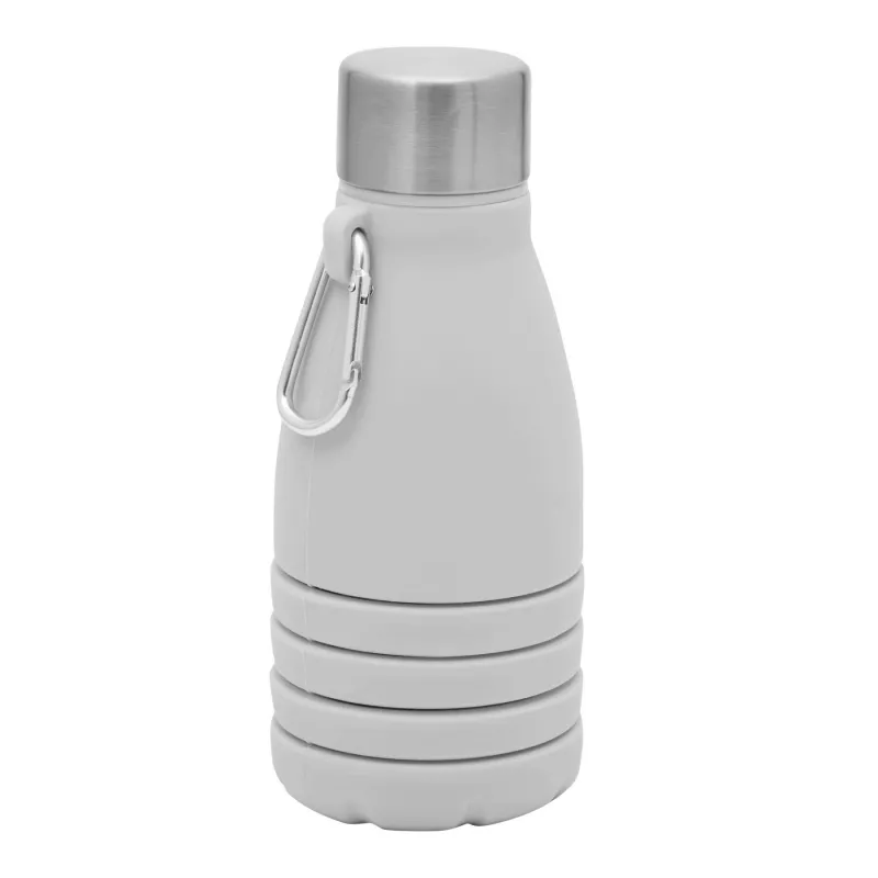 Składana butelka do picia 550 ml BIG GETS SMALL - szary (56-0603193)