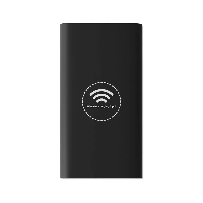 Powerbank bezprzewodowy 8000 mAh VIGOR - Czarny (MO9238-03)