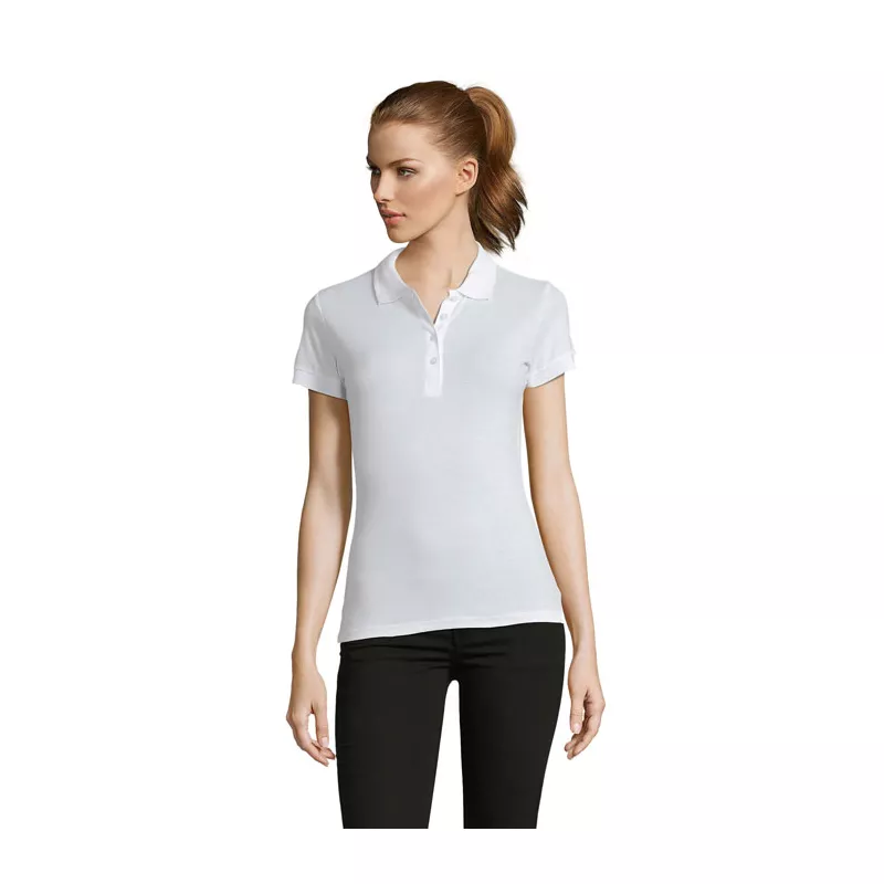 Koszulka polo damska piqué 170 g/m² Sol's PASSION - Bialy (S11338-WH)