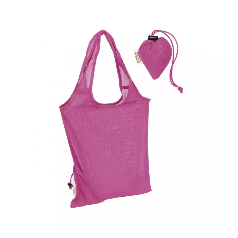 Torba bawełniana z recyklingu 118 g/m2 Modena - różowy (526211)