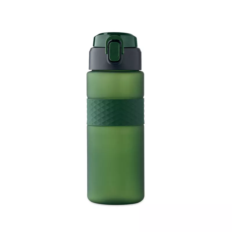 Butelka z RPET ze słomką 700 ml ISJFORDEN - Ciemnozielony (MO2755-60)