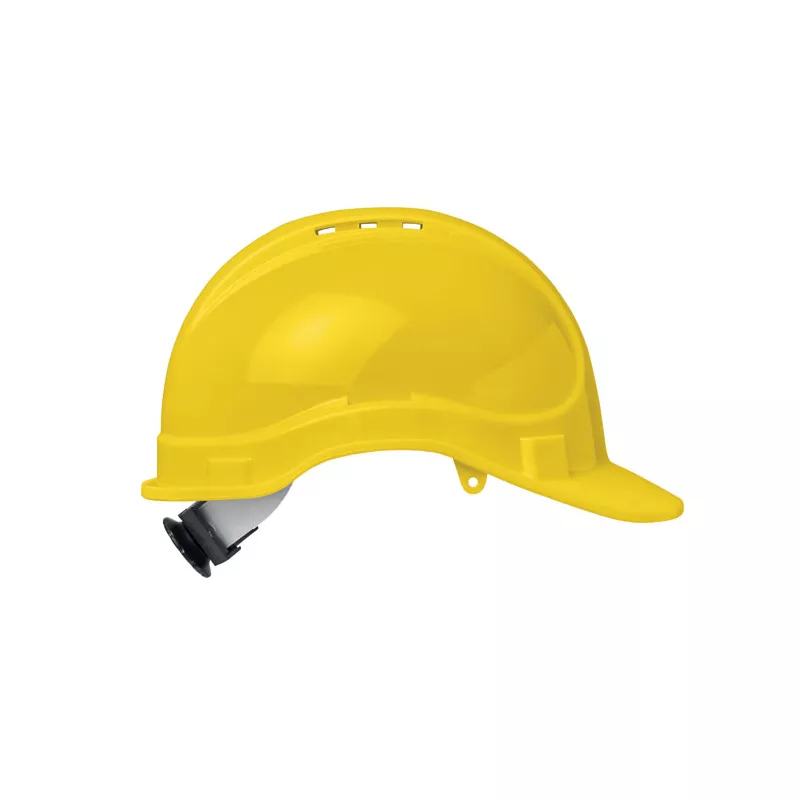 Kask ochronny z ABS EN397 HELM - Zólty (MO2456-08)