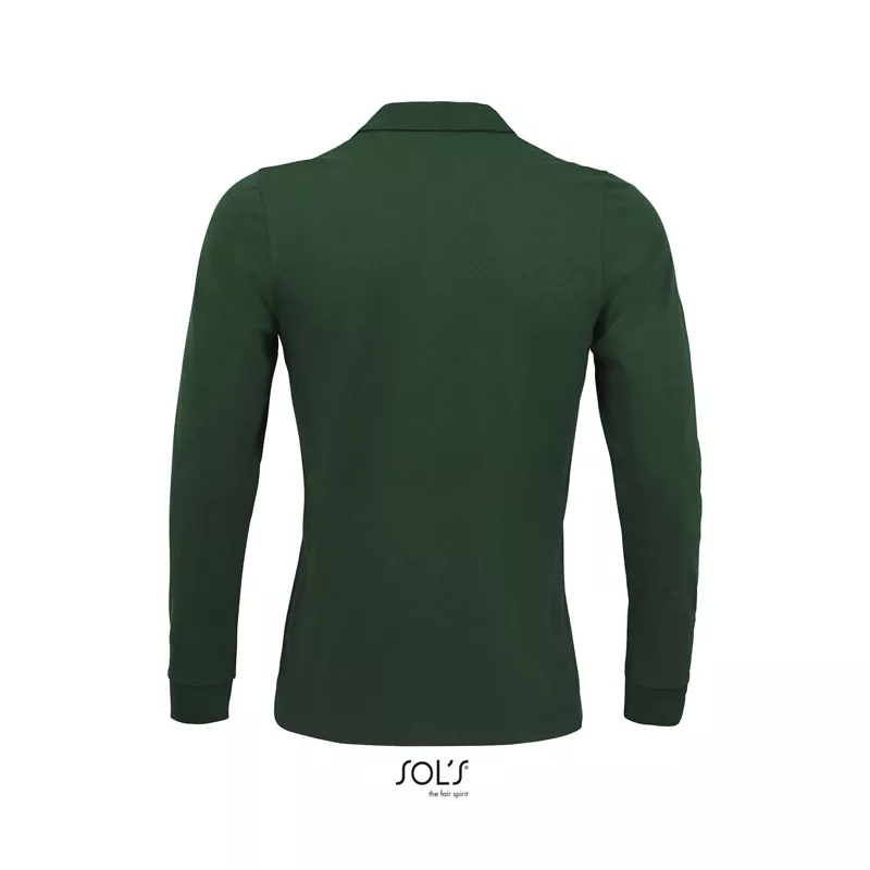 Polo męskie 180 g/m² Sol's PERFECT LSL MEN - Ciemno-Zielony (S02087-BO)