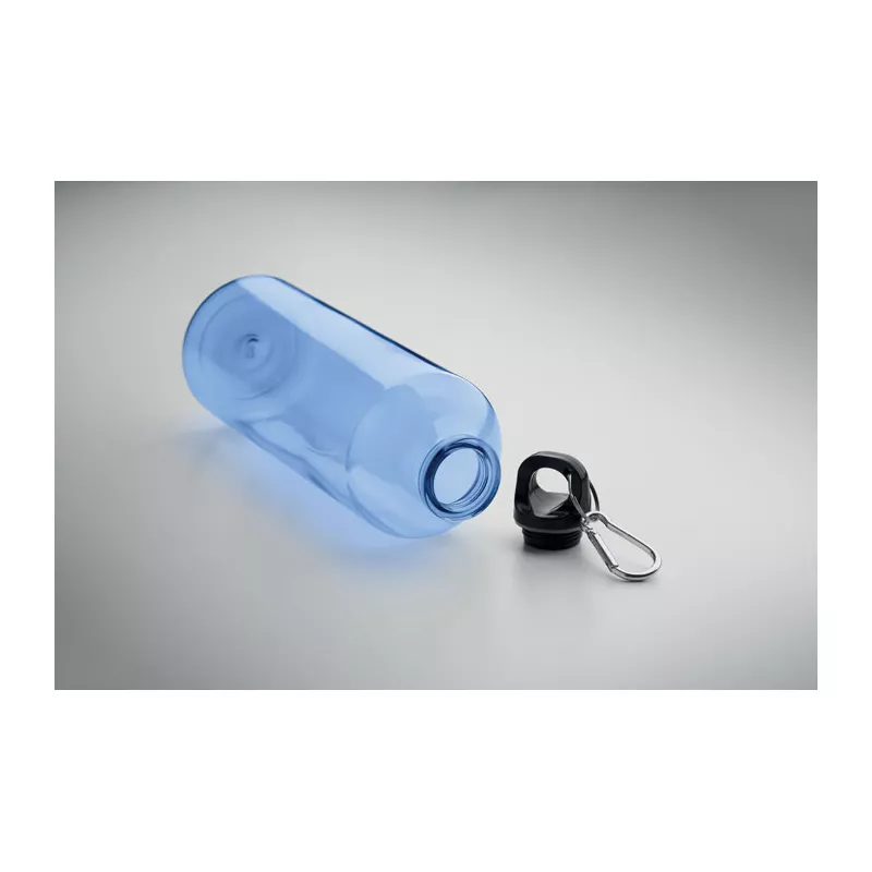 Butelka z RPET z karabińczykiem 750 ml MOSS RE750 - Przezroczysty Niebieski (MO2804-23)