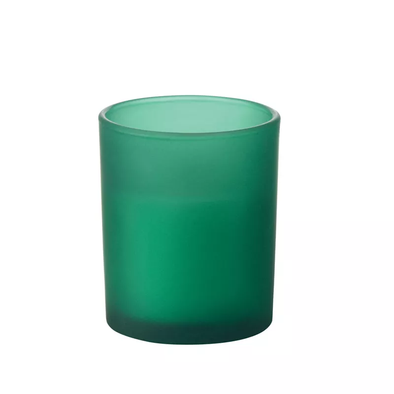 Świeca zapachowa wanilia w szkle 80 g KIVAS WOOD - Zielony (MO2708-09)