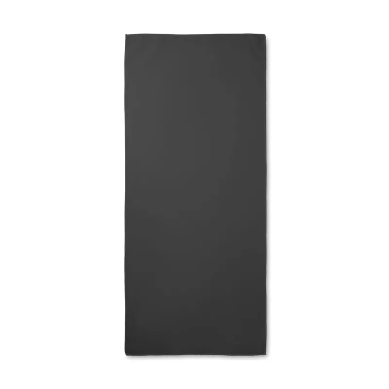 Ręcznik sportowy z mikrofibry w woreczku 35x80 cm TUKO - Czarny (MO9025-03)