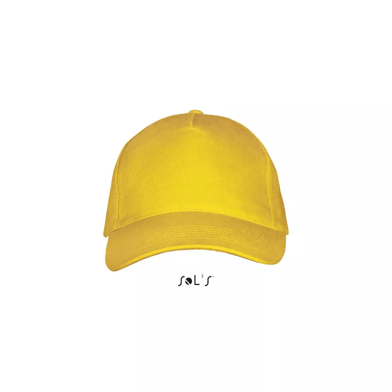 Czapka z daszkiem 5-panelowa 260 g/m² Sol's LONG BEACH - Dorado (S00594-GO)