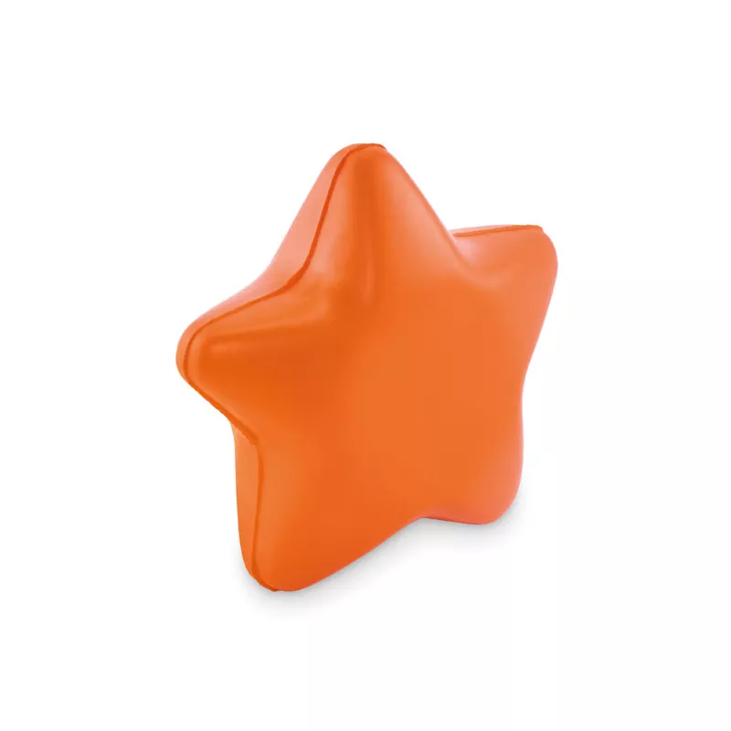 Gwiazdka antystresowa z PU STARLY - Pomaranczowy (MO2453-10)