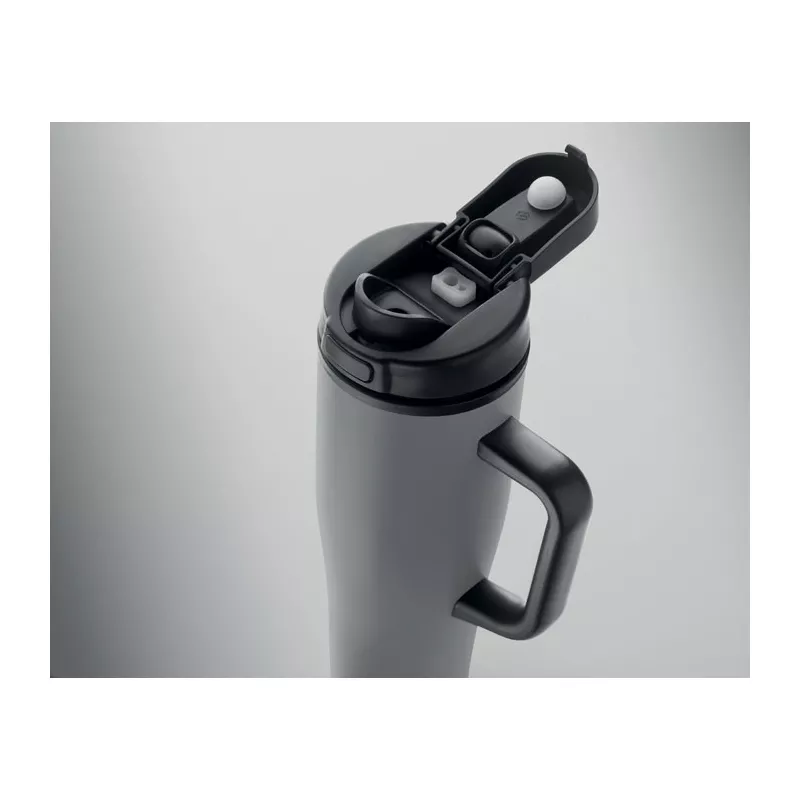 Kubek termiczny ze stali z recyklingu 900 ml ATLANTA - Szary (MO3213-07)