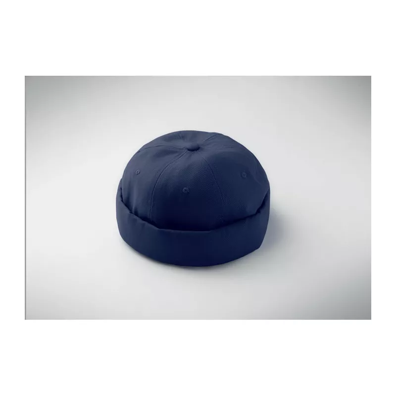 Czapka docker ze szczotkowanej bawełny 260 g/m² DOCK - Niebieski (MO2923-04)
