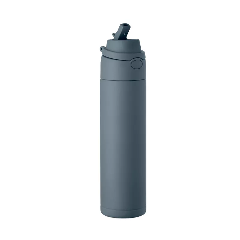 Butelka termiczna ze słomką 2 w 1 500 ml TOIEN TWO - Petrol (MO2988-20)
