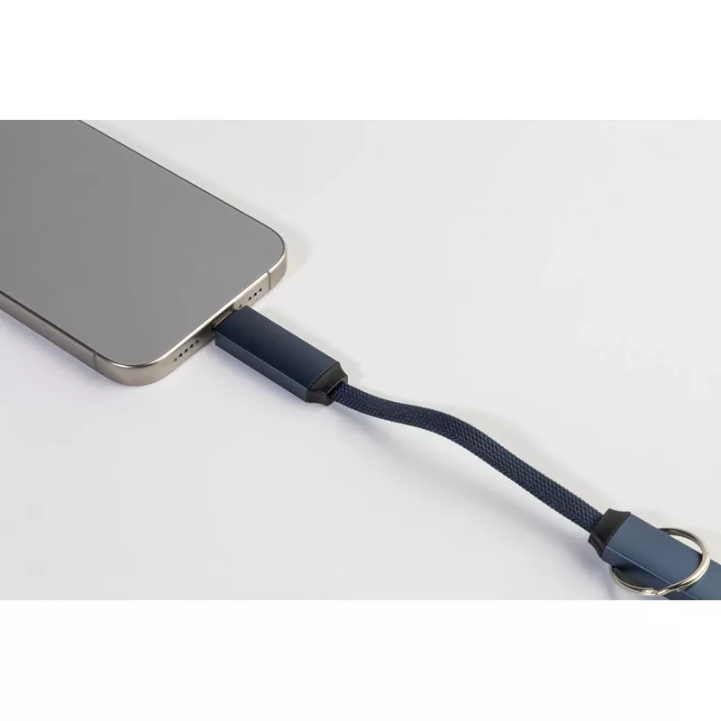 Keycab přívěsek na klíče 60W kabel USB-C - ciemno niebieski (AP864151-06A)