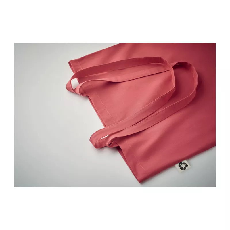 Torba z bawełny z recyklingu 140 g/m² ZOCO COLOUR - Czerwony (MO6674-05)