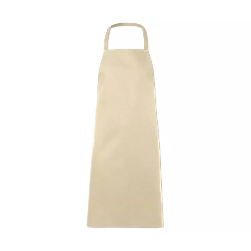 Fartuch kuchenny bawełniany 180 g/m² KITAB GLASGOW - Bezowy (MO7251-13)