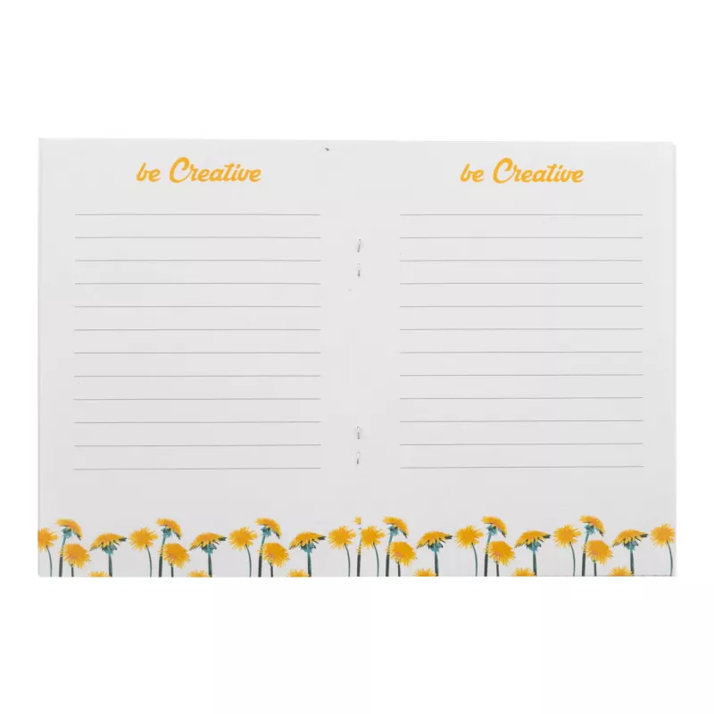 CreaNote Plus A6 Seed niestandardowy notatnik z papieru nasiennego - biały (AP716881)