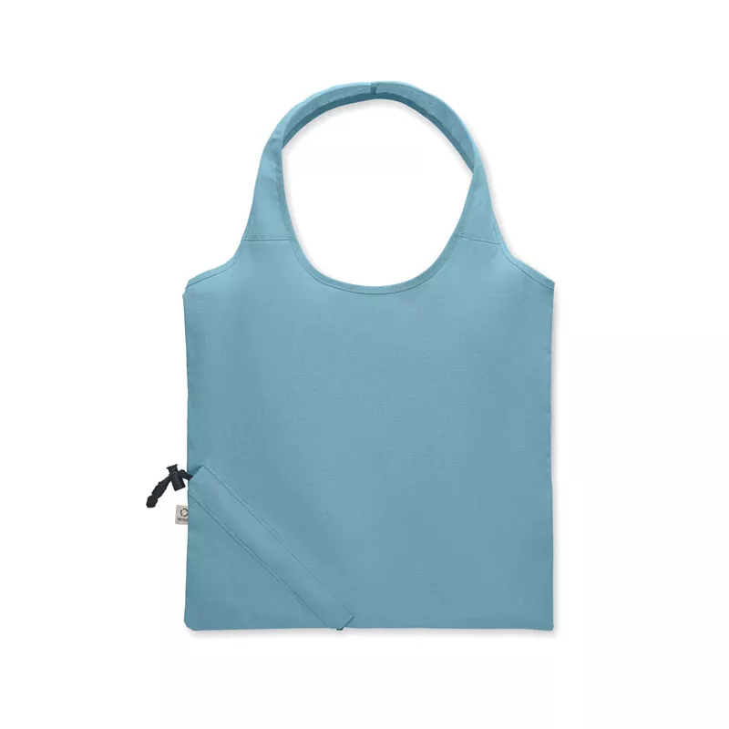 Torba składana z recyklingu 140 g/m² CARRIE COLOUR - Petrol (MO2487-20)