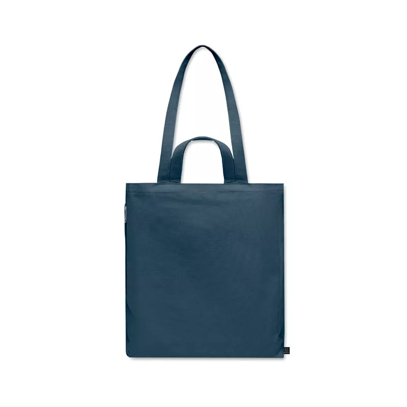Torba na zakupy z recyklingu 380 g/m² GAVE COLOUR - Niebieski (MO2565-04)