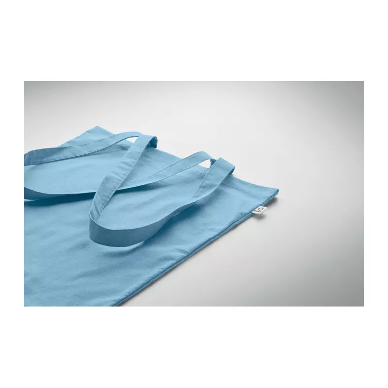 Torba z bawełny z recyklingu 140 g/m² VIVEKA COLOUR - Petrol (MO2302-20)