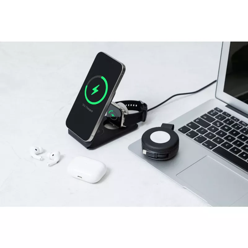 LuxCharge Stand Uchwyt na telefon RPU, ładowarka indukcyjna - czarny (AP864120-10)