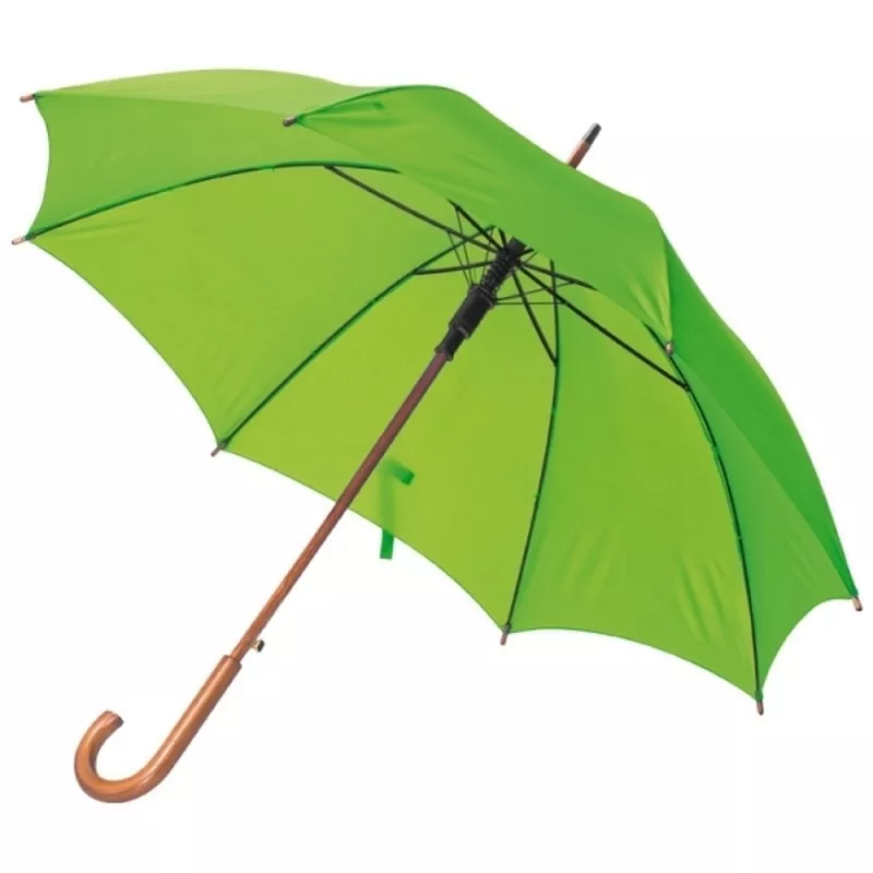 Parasol automatyczny drewniany Ø105 cm NANCY - jasnozielony (513129)