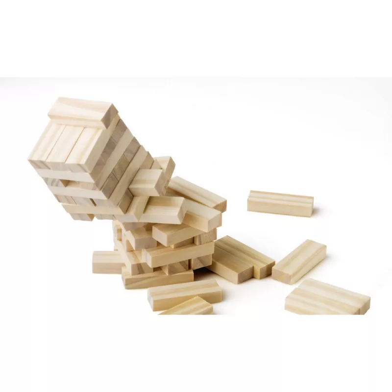 Drewniana gra zręcznościowa - brązowy (V0291-16)
