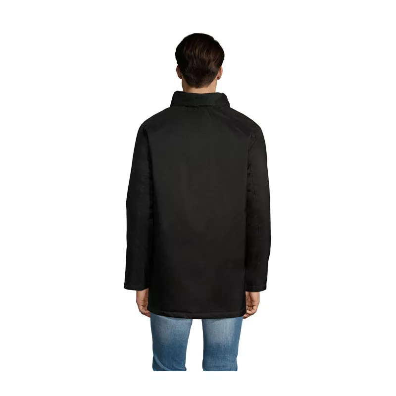 Kurtka unisex ocieplana z kapturem Sol's ROBYN - Czarny (S02109-BK)