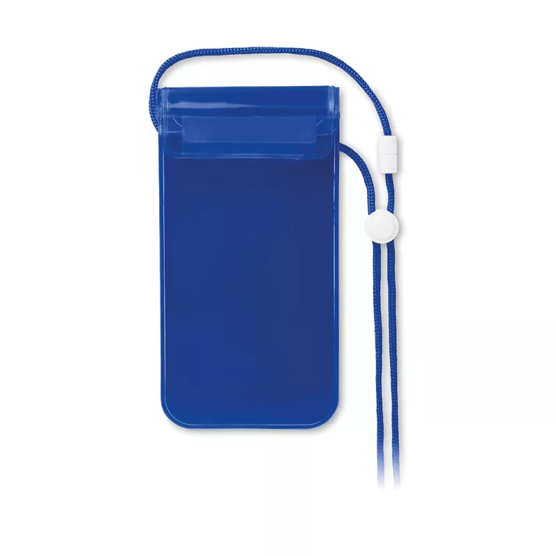 Etui wodoodporne na telefon na sznurku COLOURPOUCH - Przezroczysty Niebieski (MO8782-23)