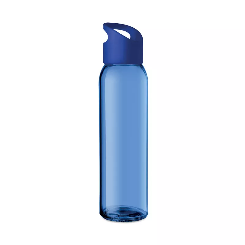 Butelka szklana z uchwytem 470 ml PRAGA - Niebieski (MO9746-37)