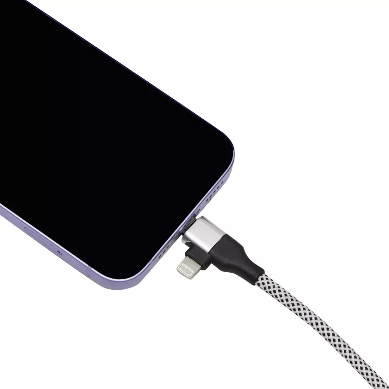 Kabel do ładowania i przesyłania danych - srebrny (56-1107413)