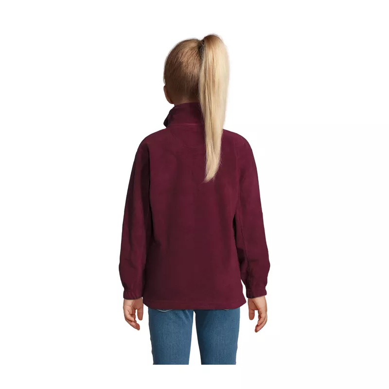 Bluza polarowa dziecięca 300 g/m² Sol's NORTH KIDS - Burgundy (S00589-BG)