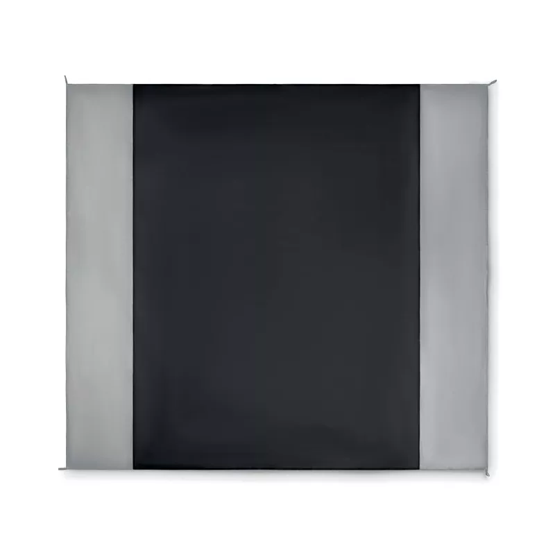 Mata plażowa duża z poliestru 200x210 cm NOSAND - Czarny (MO2882-03)