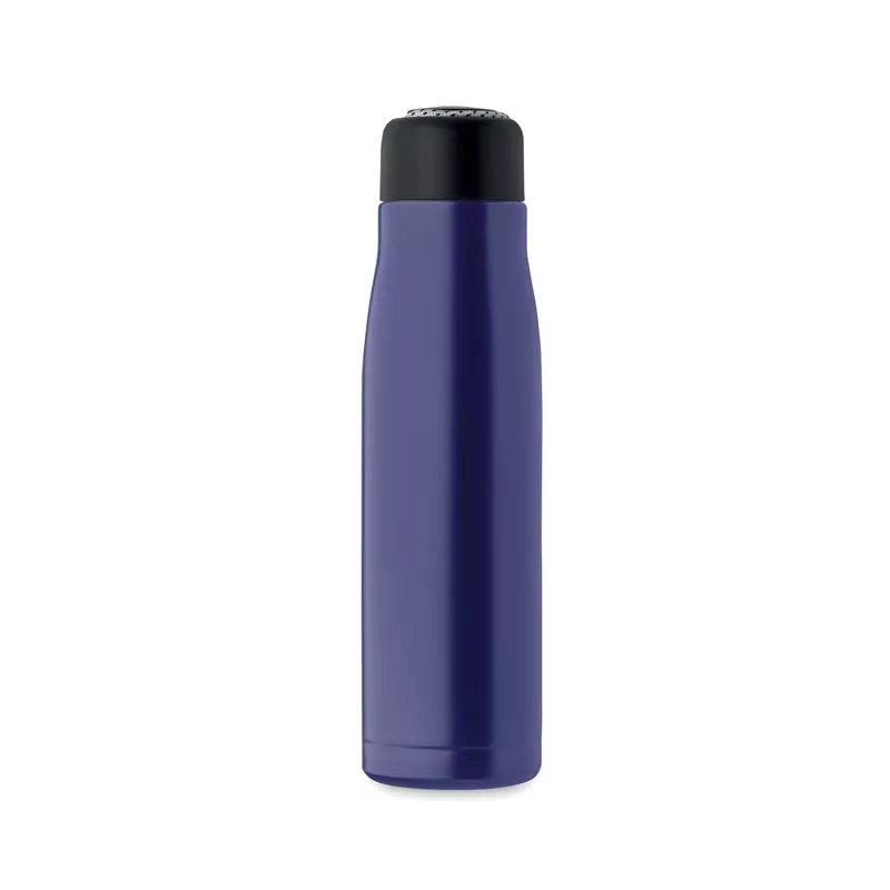 Butelka termiczna z uchwytem sznurkowym 500 ml CORDLE - Niebieski (MO2413-37)