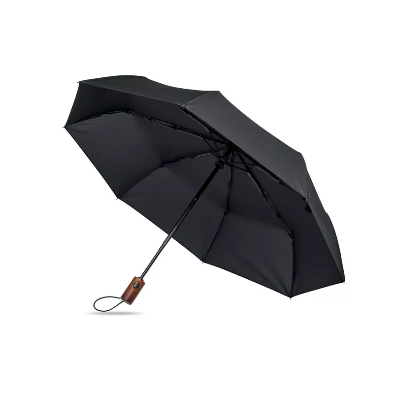 Parasol składany automatyczny 21" RAYNA FOLD - Czarny (MO3219-03)