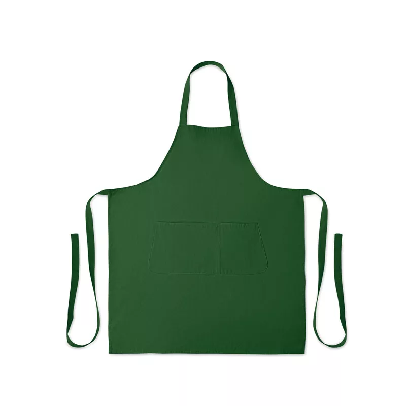 Fartuch z bawełny organicznej 240 g/m² GAMMA - Ciemnozielony (MO2249-60)