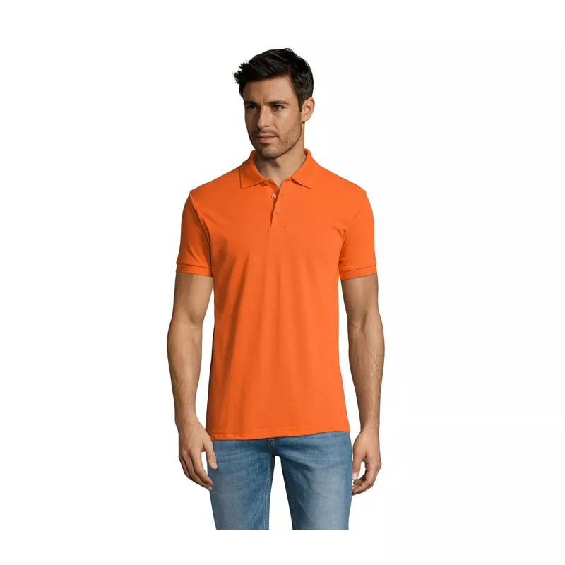 Koszulka polo męska 200 g/m² Sol's PRIME MEN - Pomaranczowy (S00571-OR)