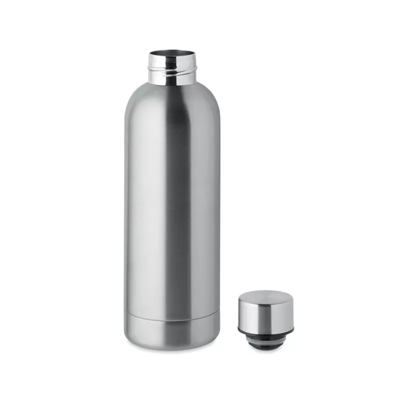 Butelka termiczna ze stali z recyklingu 500 ml ATHENA - Srebrny Mat (MO6750-16)
