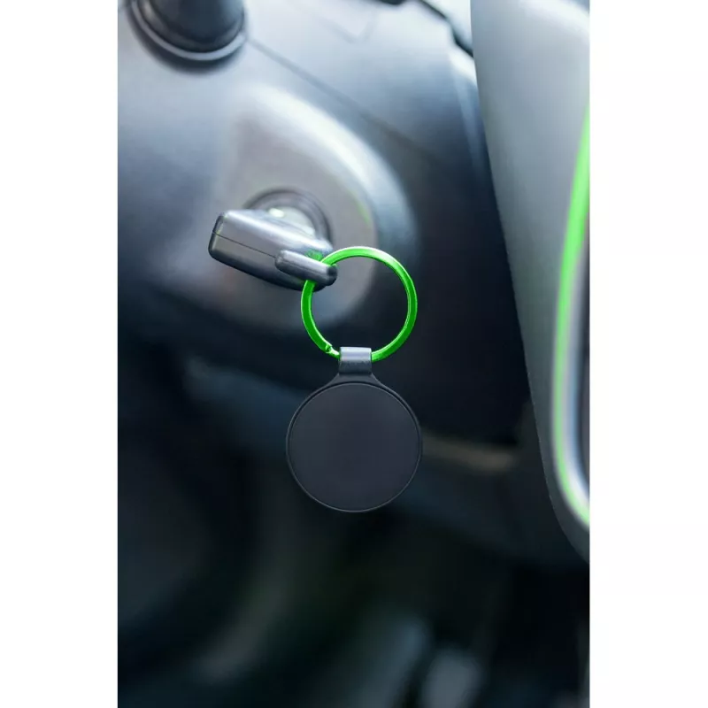 Okrągły brelok do kluczy | Ando - jasnozielony (VA097-10)