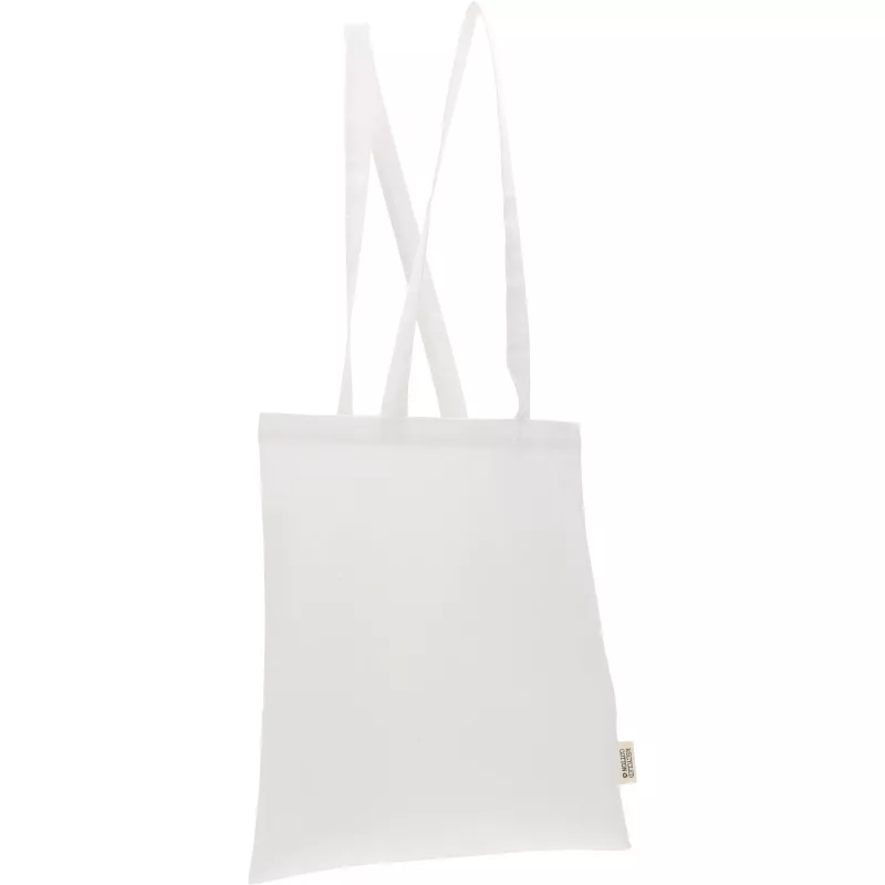 Torba bawełniana z długimi uszami 180g/m2 z materiałów z recyklingu GLEN - biały (6469806)