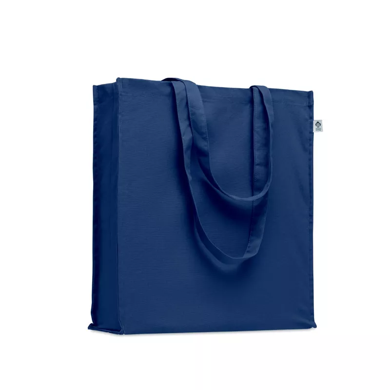 Torba z bawełny organicznej 220 g/m² BENTE COLOUR - Niebieski (MO2197-04)