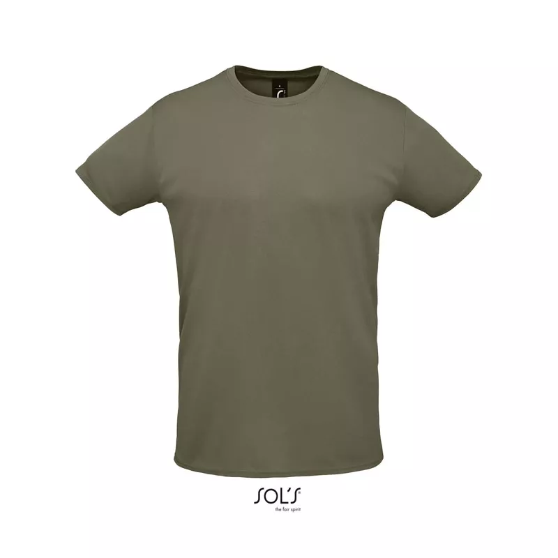 Koszulka sportowa unisex 130 g/m² Sol's SPRINT - Army (S02995-AR)