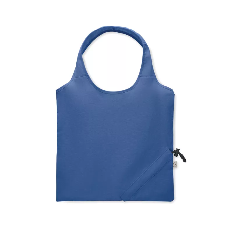 Torba składana z recyklingu 140 g/m² CARRIE COLOUR - Niebieski (MO2487-37)