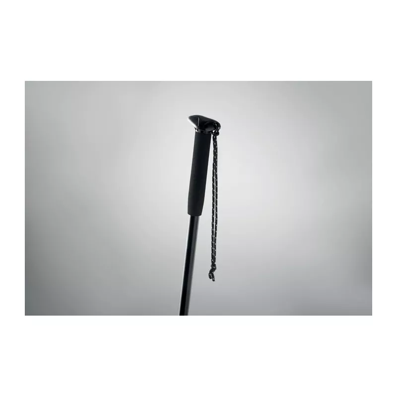 Kij trekkingowy teleskopowy z aluminium NOLE ONE - Czarny (MO2951-03)