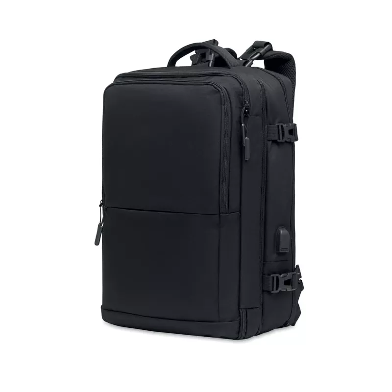 Plecak modułowy RPET 600D SOPHIS - Czarny (MO6901-03)