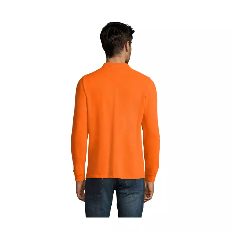 Polo męskie 180 g/m² Sol's PERFECT LSL MEN - Pomaranczowy (S02087-OR)