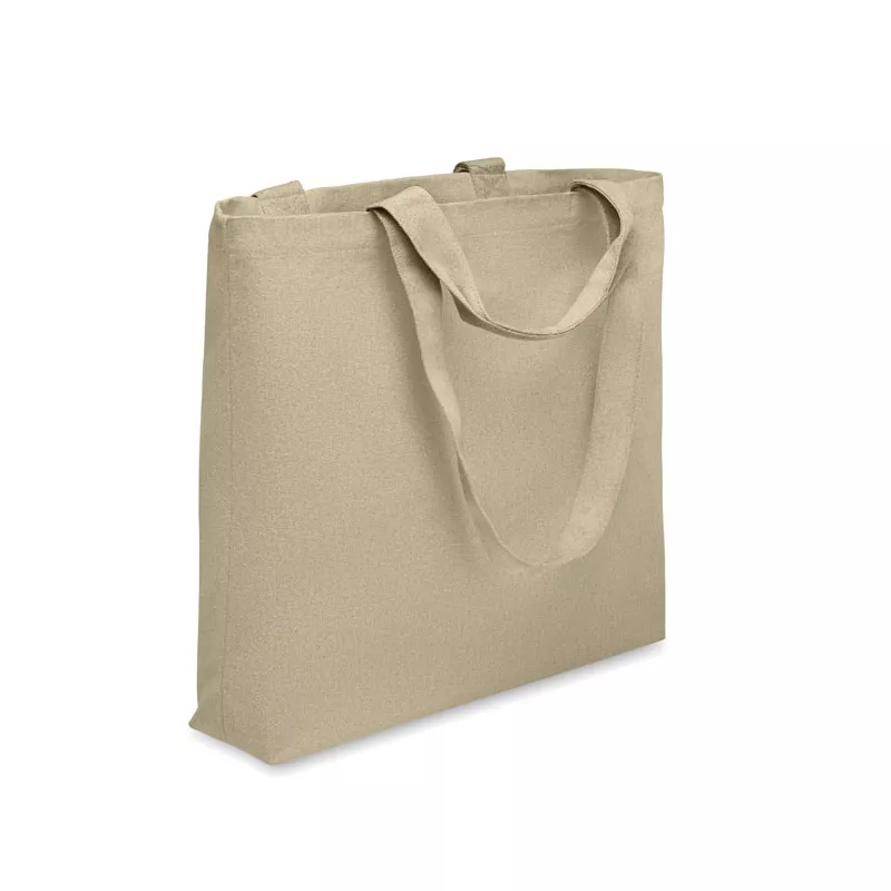 Torba plażowa z recyklingu 320 g/m² MALDI BEACH - Khaki (MO2485-39)