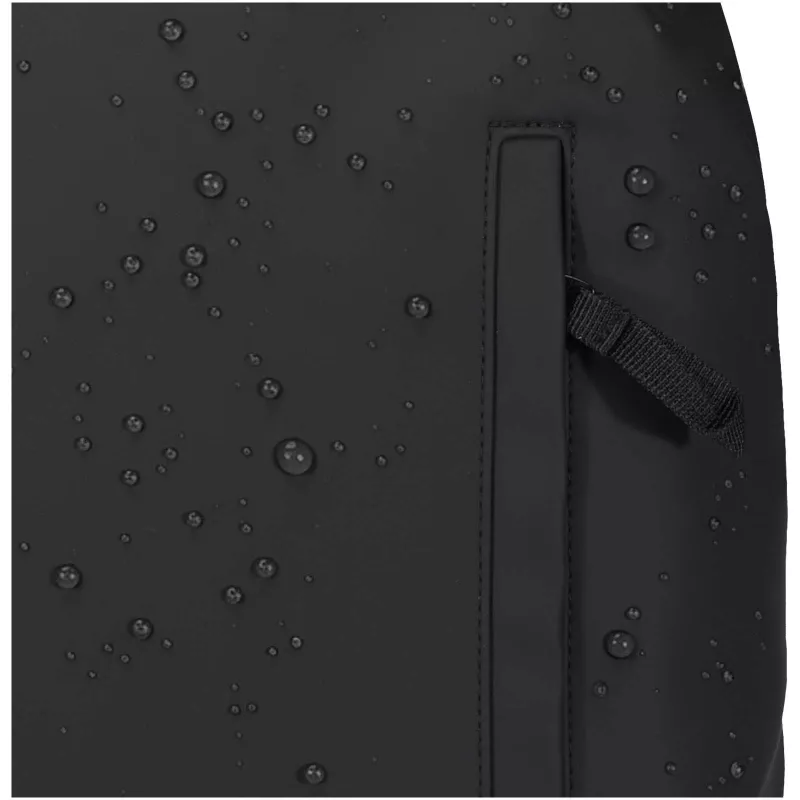 Resi Plus plecak na 15-calowego laptopa o pojemności 18 l z recyklingu, z certyfikatem GRS i zabezpieczeniem przed kradzieżą - Czarny (13010990)