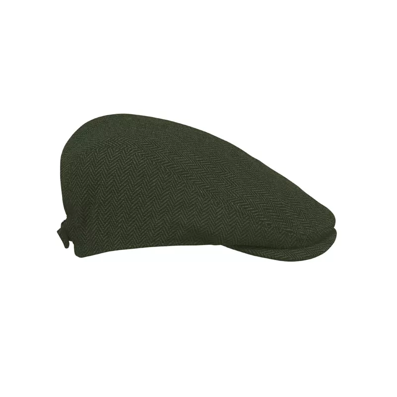 Czapka kaszkiet melanżowa 335 g/m² BLIND PEAK - Ciemnozielony (MO2966-60)