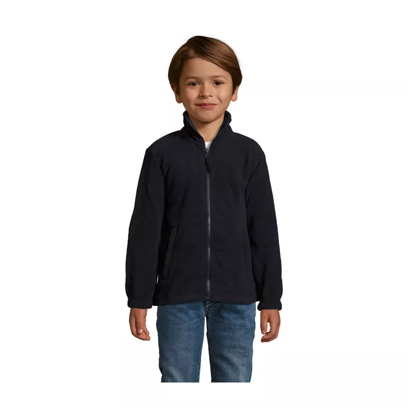 Bluza polarowa dziecięca 300 g/m² Sol's NORTH KIDS - Granatowy (S00589-NY)